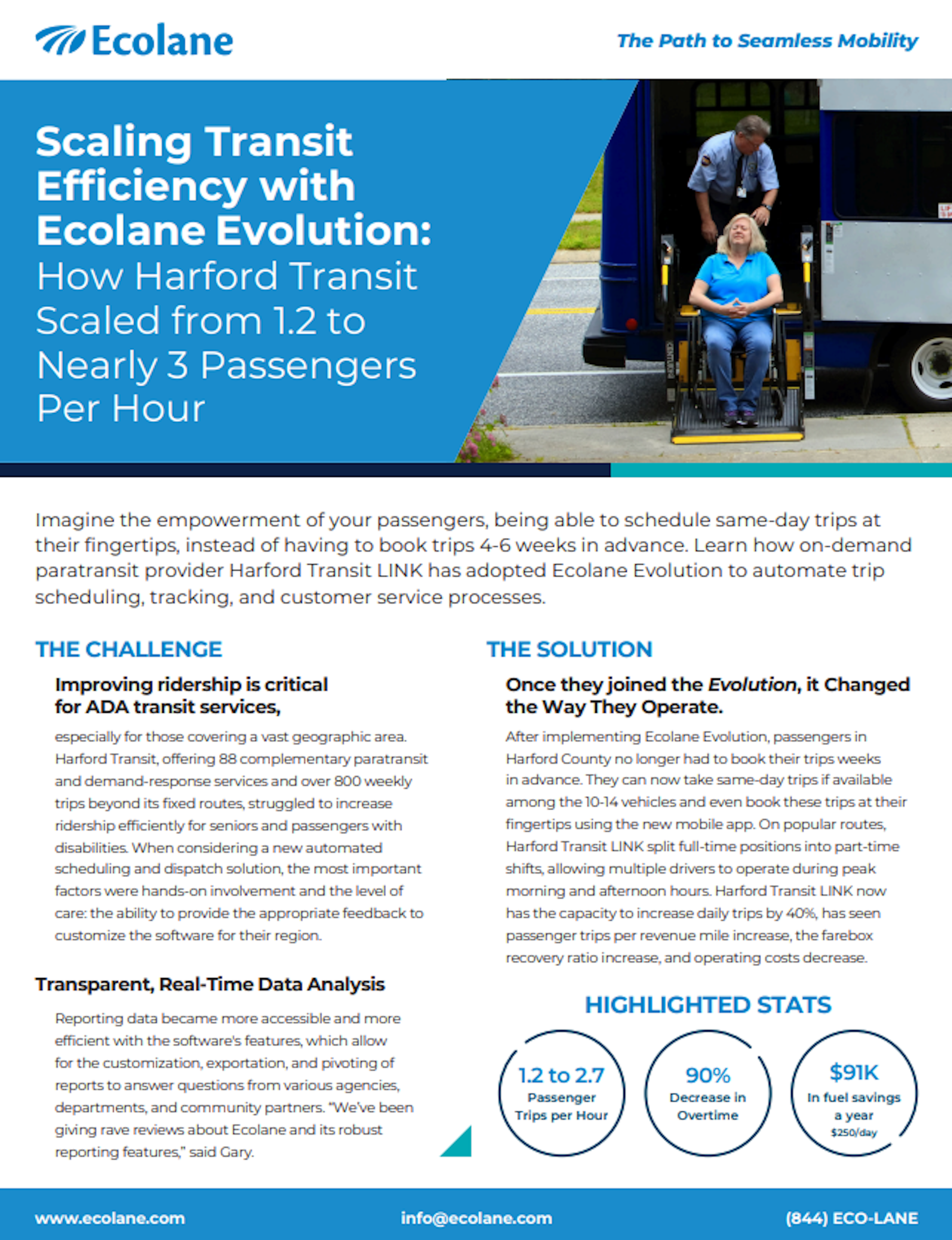 Ecolane Case Study: Harford Transit LINK