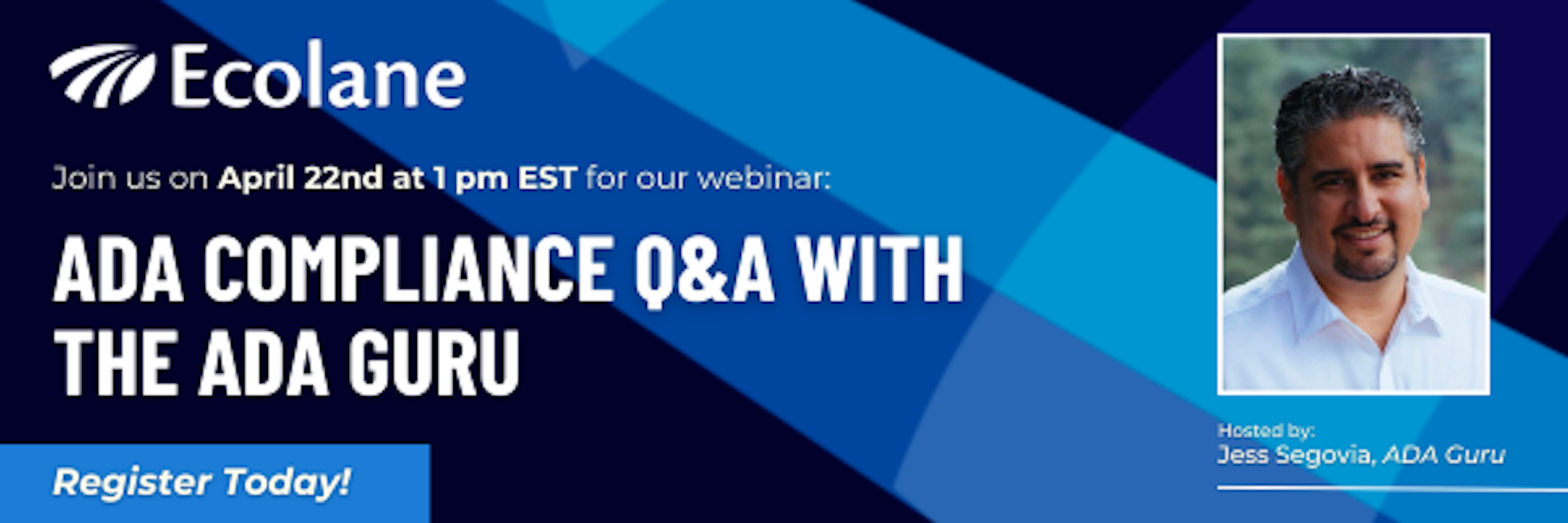 Ecolane Webinar: ADA Compliance Q&A with the ADA Guru
