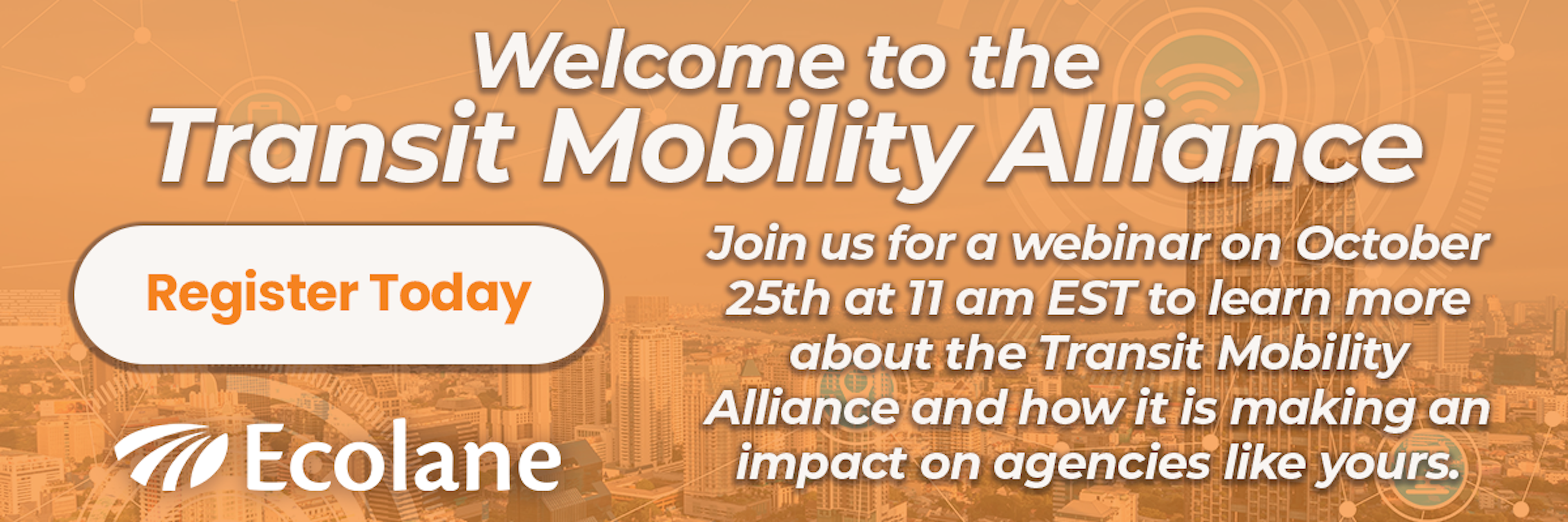 Ecolane Webinar Series: Transit Mobility Alliance