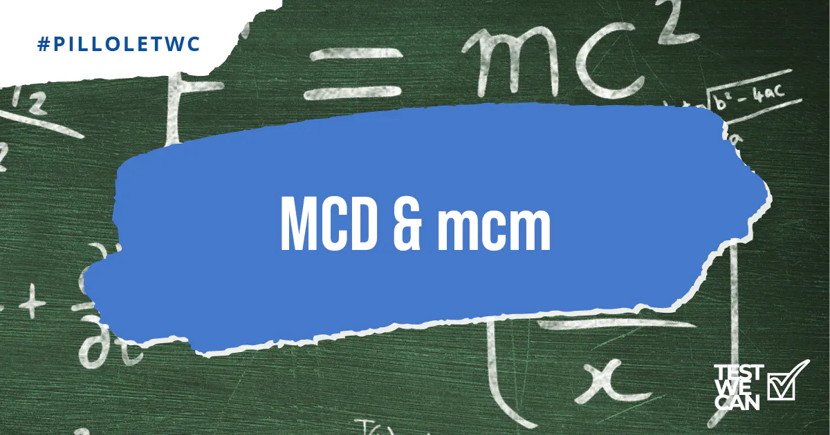 MCD e mcm - Testbusters