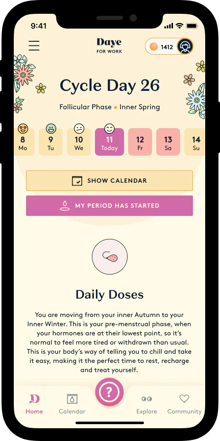 Feature Period Calendar