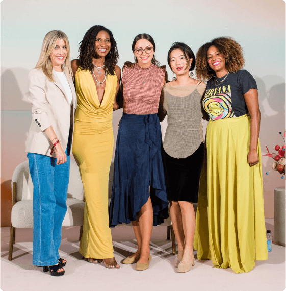 Photo of Daye CEO Valentina Milanova at  Create & Cultivate’s Behind the Business: Beauty & Wellness event in LA
