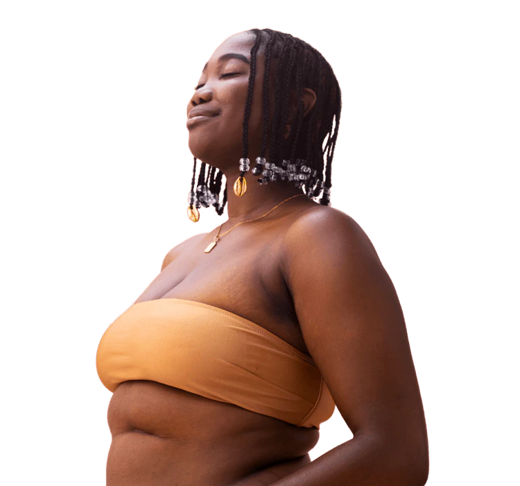 Woman smiling