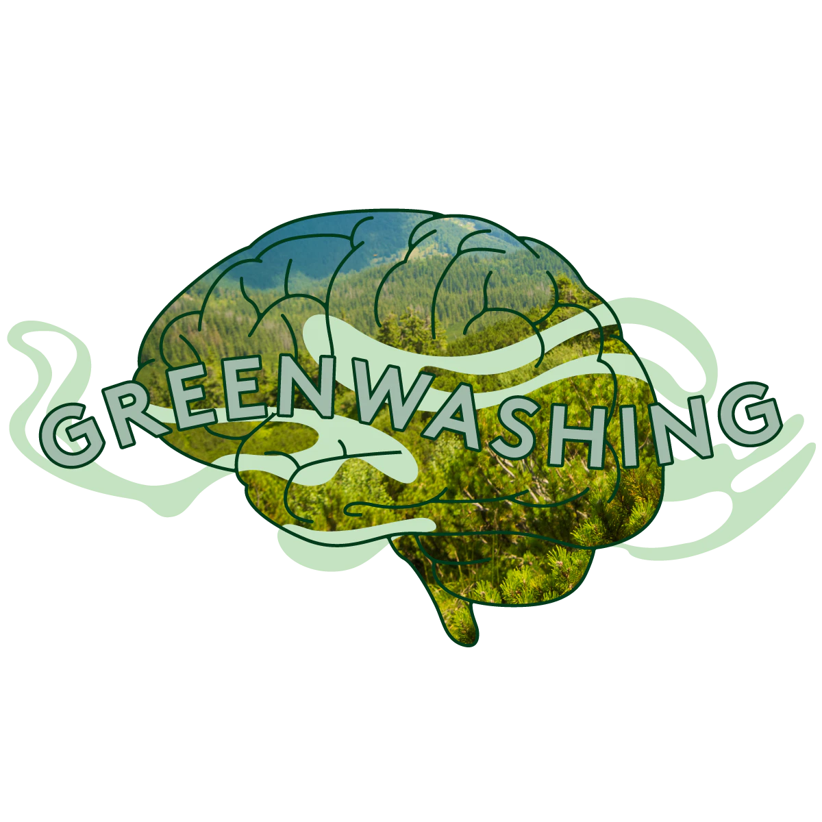 greenwashing collage