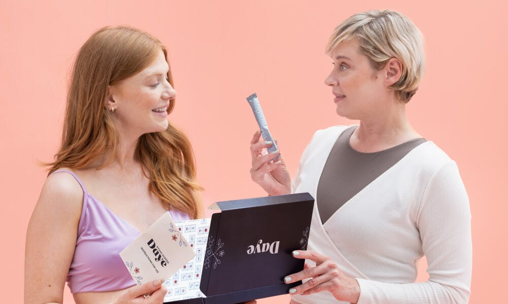 Women holding a screen kit
