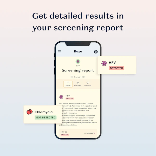 Demonstration of a screening report
