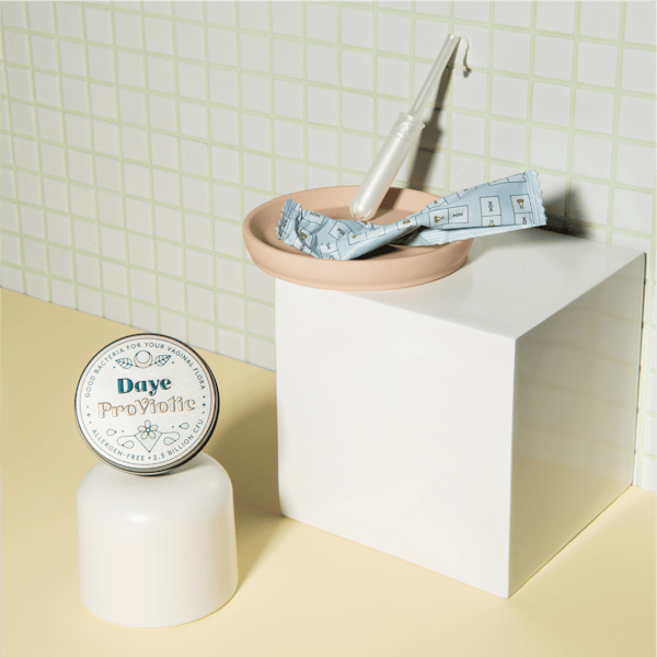 Image of the Diagnostic tampon with the ProViotics.