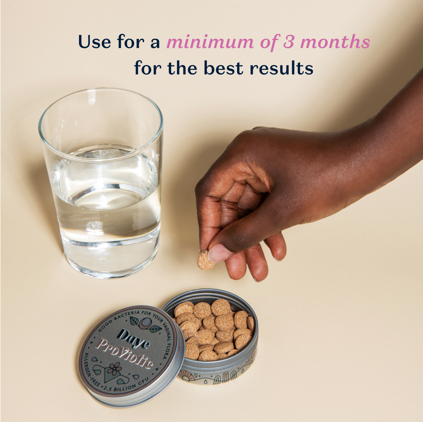 Use for a minimum of 3 months for the best resutls.