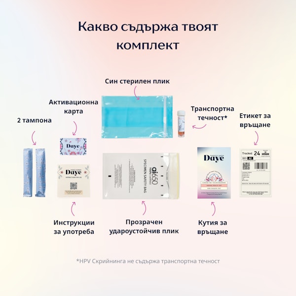 Съдържание на диагностичния тампон