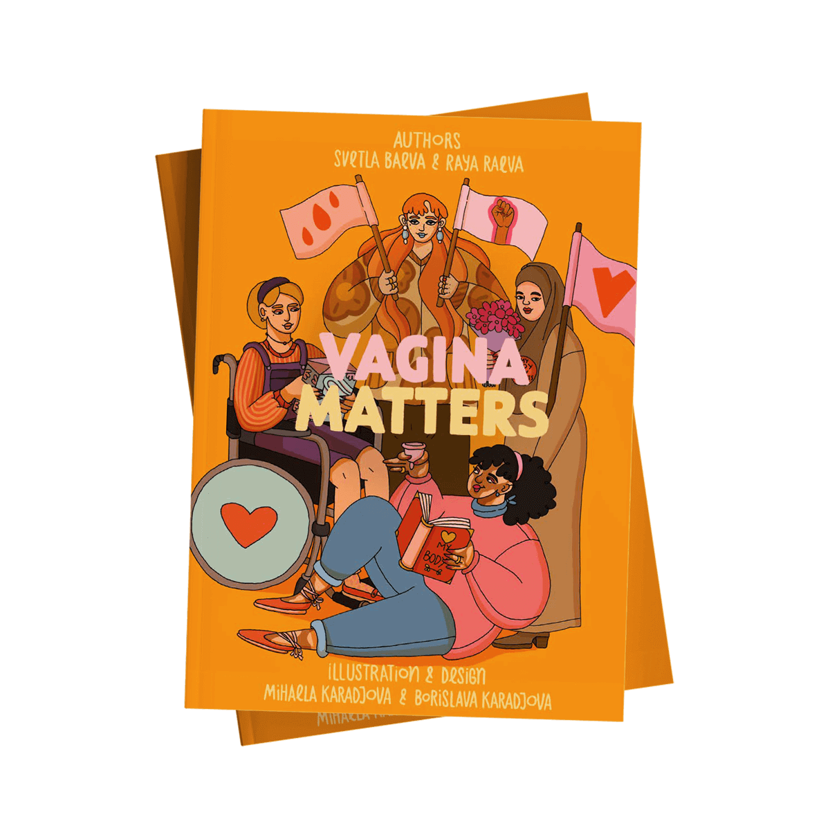 Vagina Matters book cover orange pink yellow