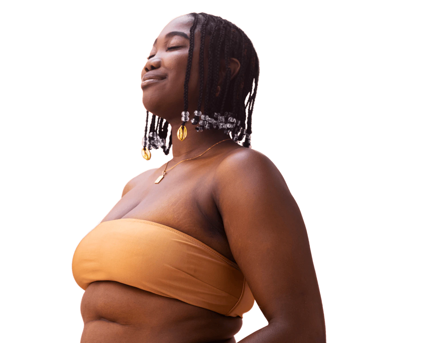 Woman smiling