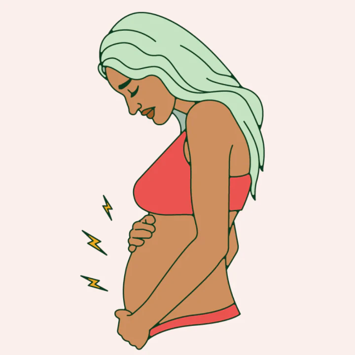 illustration of a black woman that can benefit from at-home fertility screening