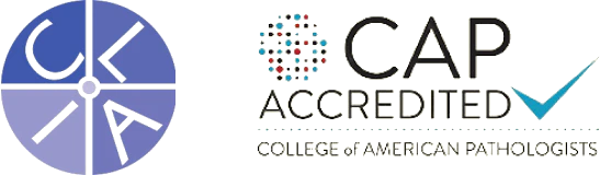 CLIA and CAP accreditation marks