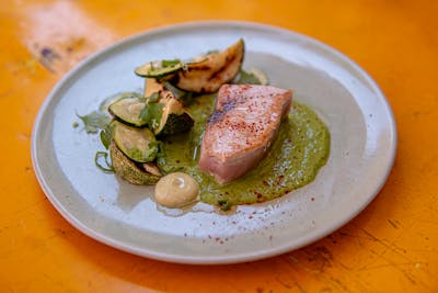 Un plat du restaurant Les Eaux de Mars