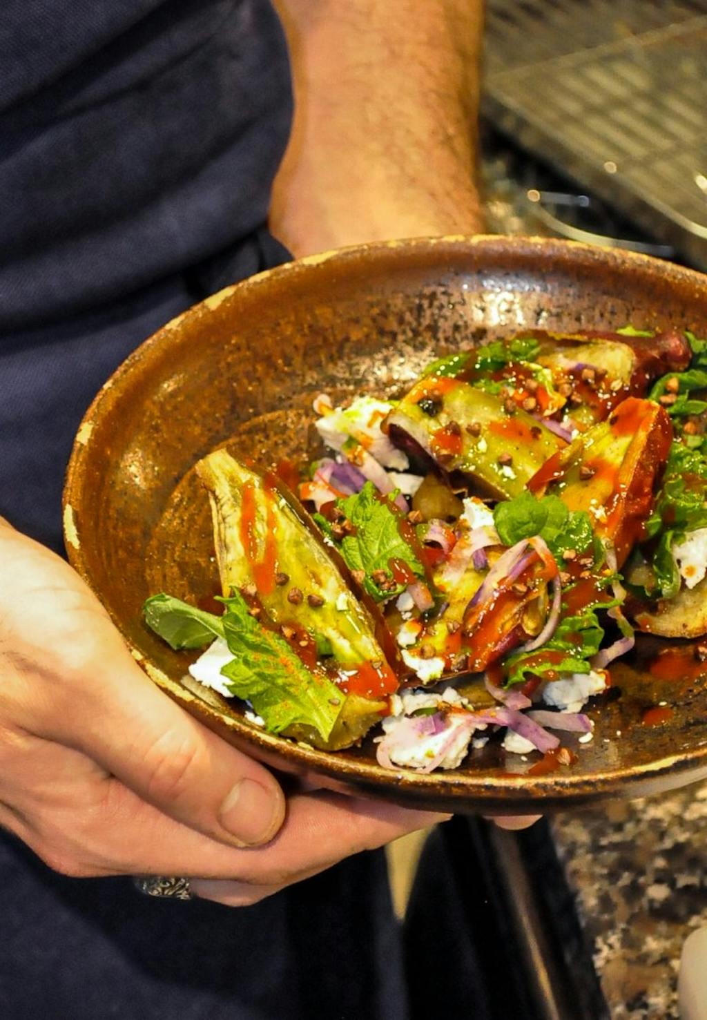 Plat de Pantobaguette, restaurant aux influences asiatiques situé dans le 18ème arrondissement