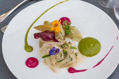 Plat de l'Auberge contemporaine Le Florida