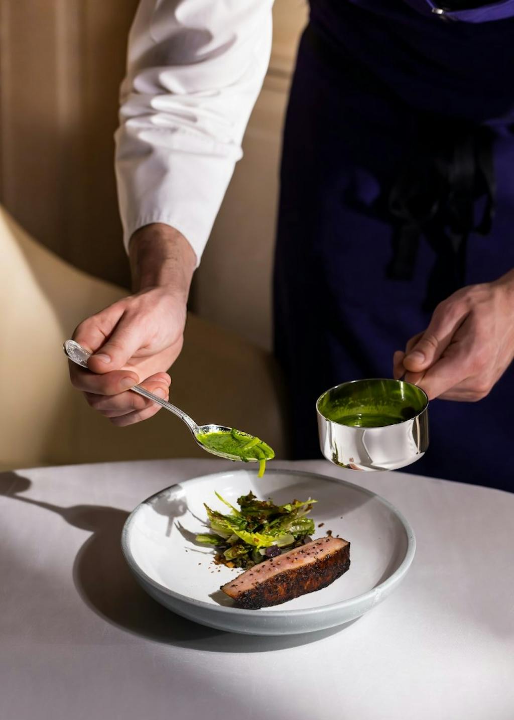 Un plat du restaurant Le Meurice