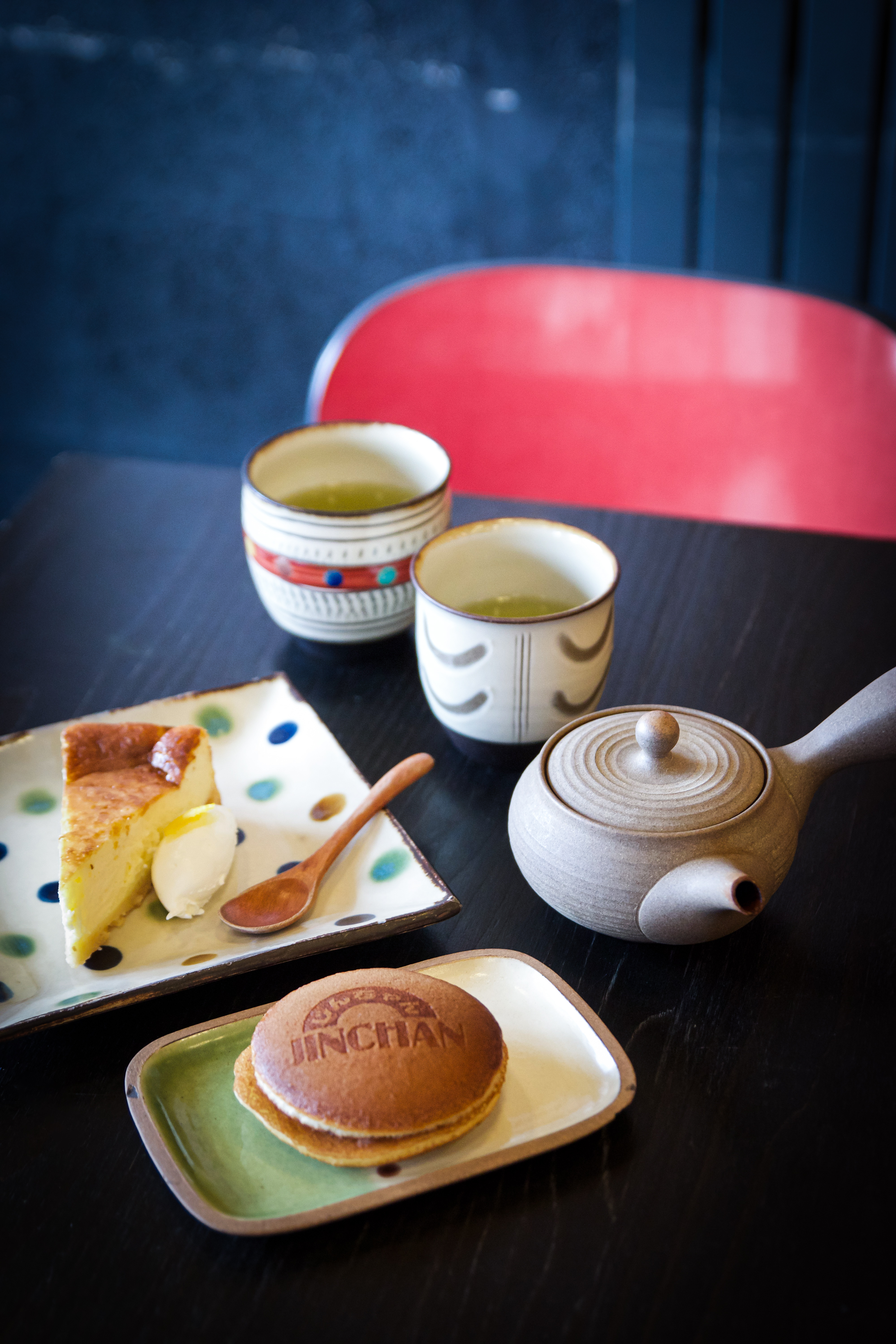 Desserts et boissons de Jinchan Shokudo, restaurant japonais labellisé Écotable