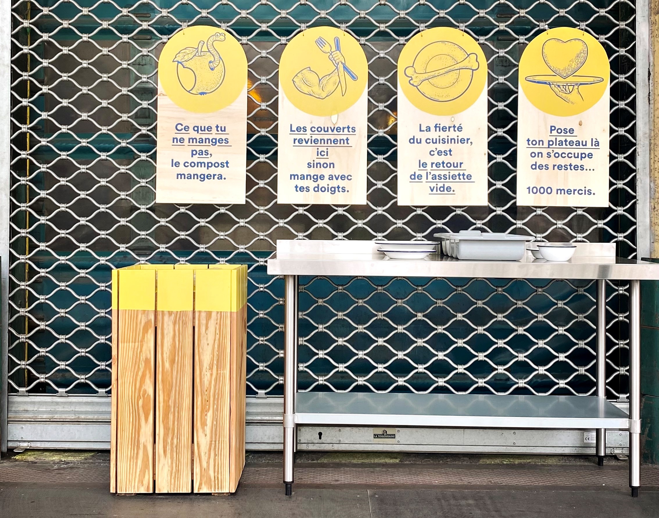 Ground Control Paris Gare de Lyon vaisselle jetable