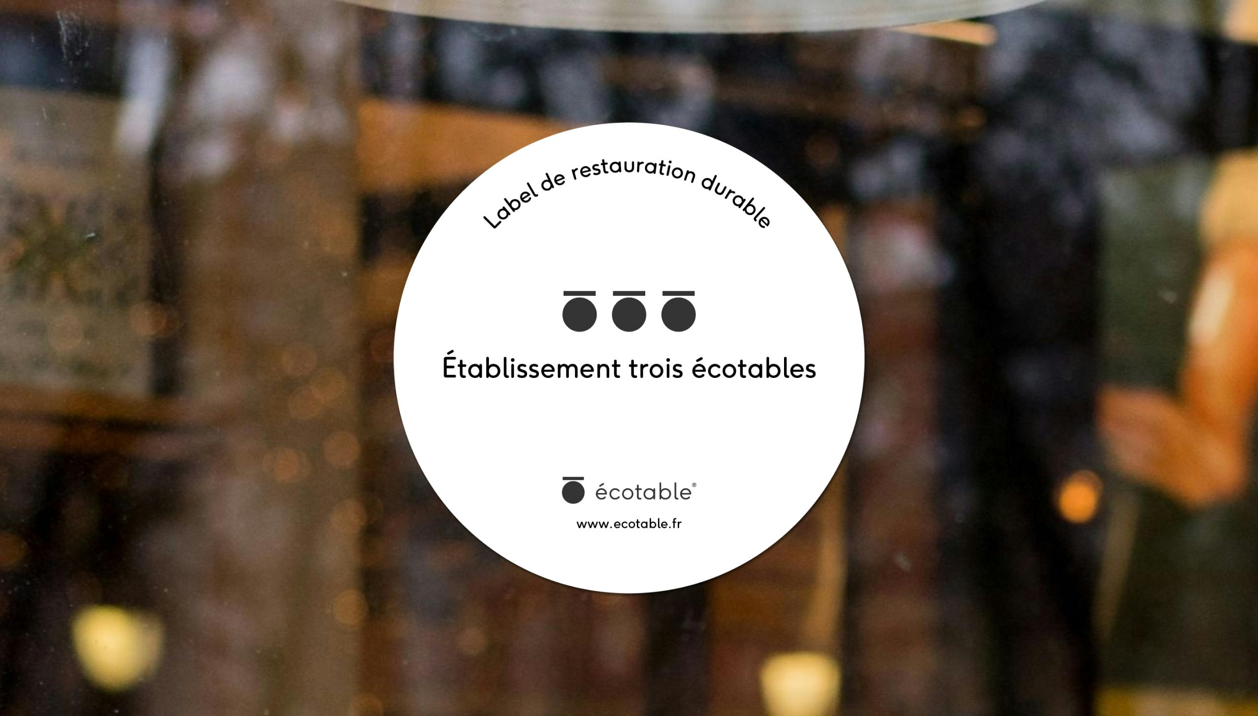 Les Récupérable, restaurant 3 Écotables