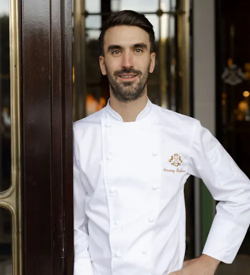 Amaury Bouhours, chef du Meurice