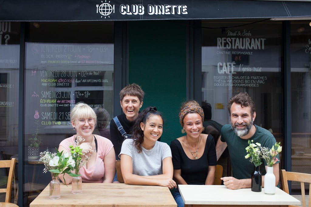 L'équipe du restaurant Club Dinette