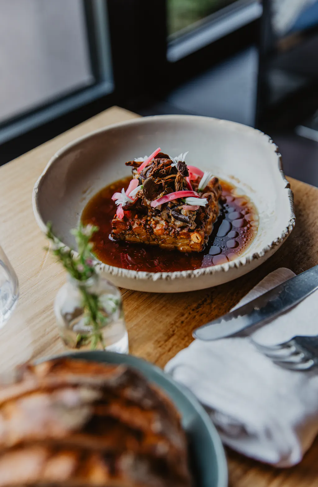 Un plat du restaurant 3 Écotables le Comptoir de la Butte
