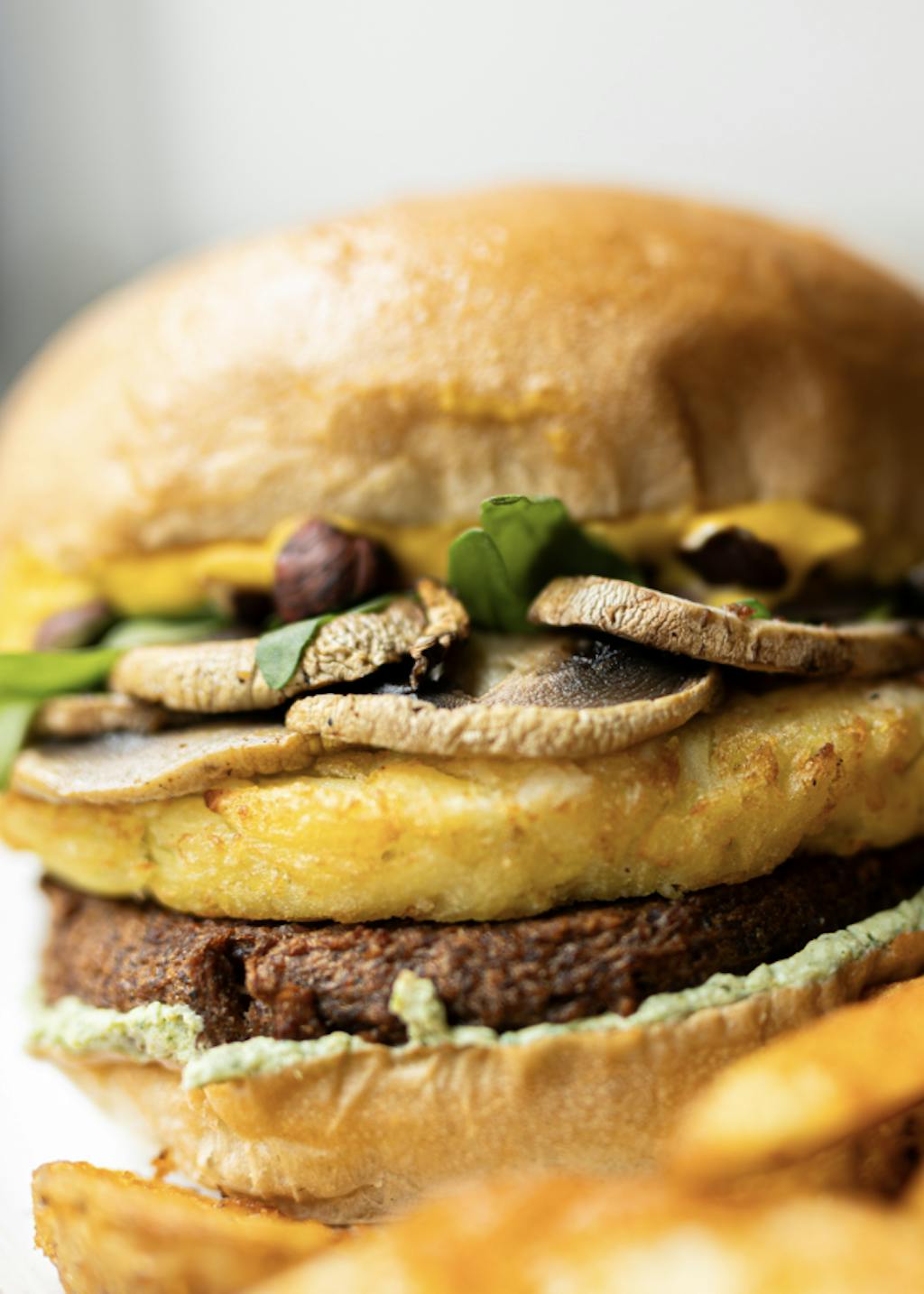 Burger Good Karma du restaurant Hank Burger Vegan, labellisé 3 macarons écotable