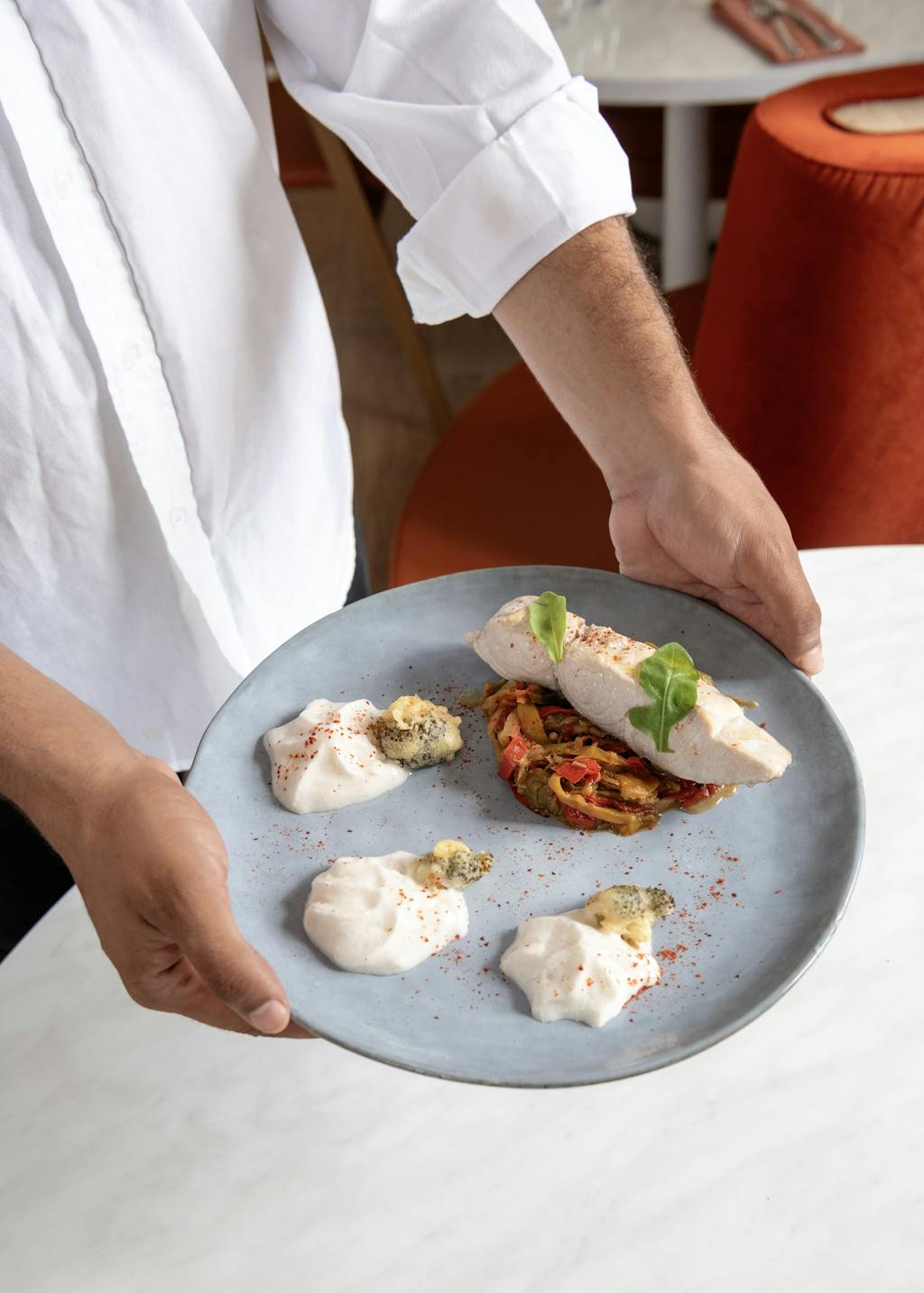 Plat du restaurant Les Beaux Mets, labellisé 1 macaron Écotable