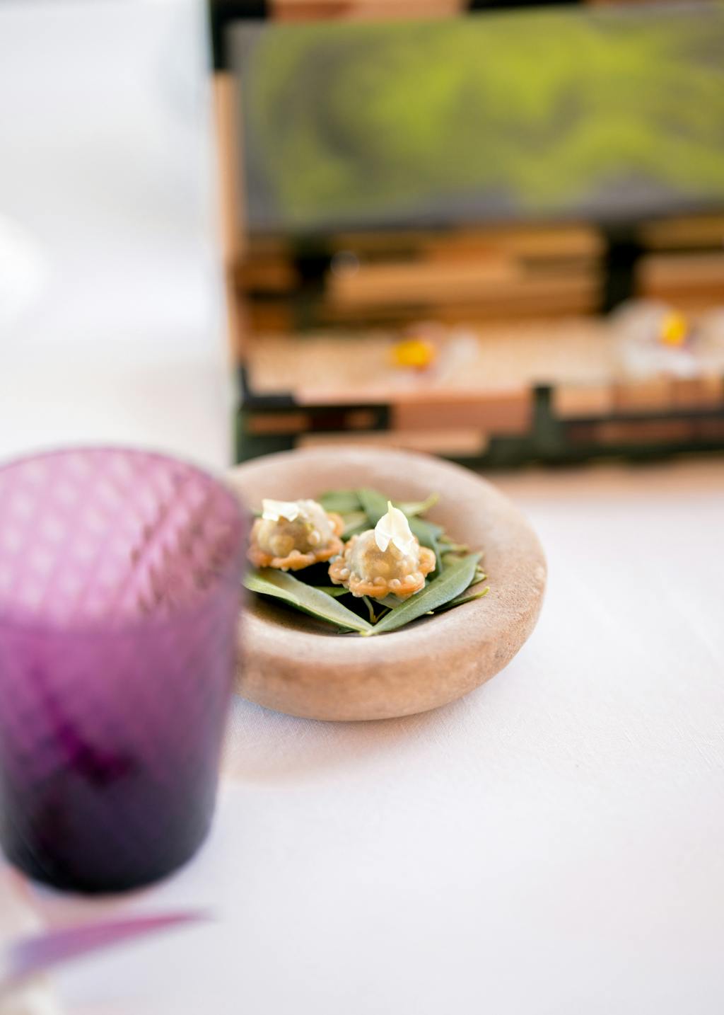 Petit plat du restaurant Avelan, labellisé 3 macarons Écotable