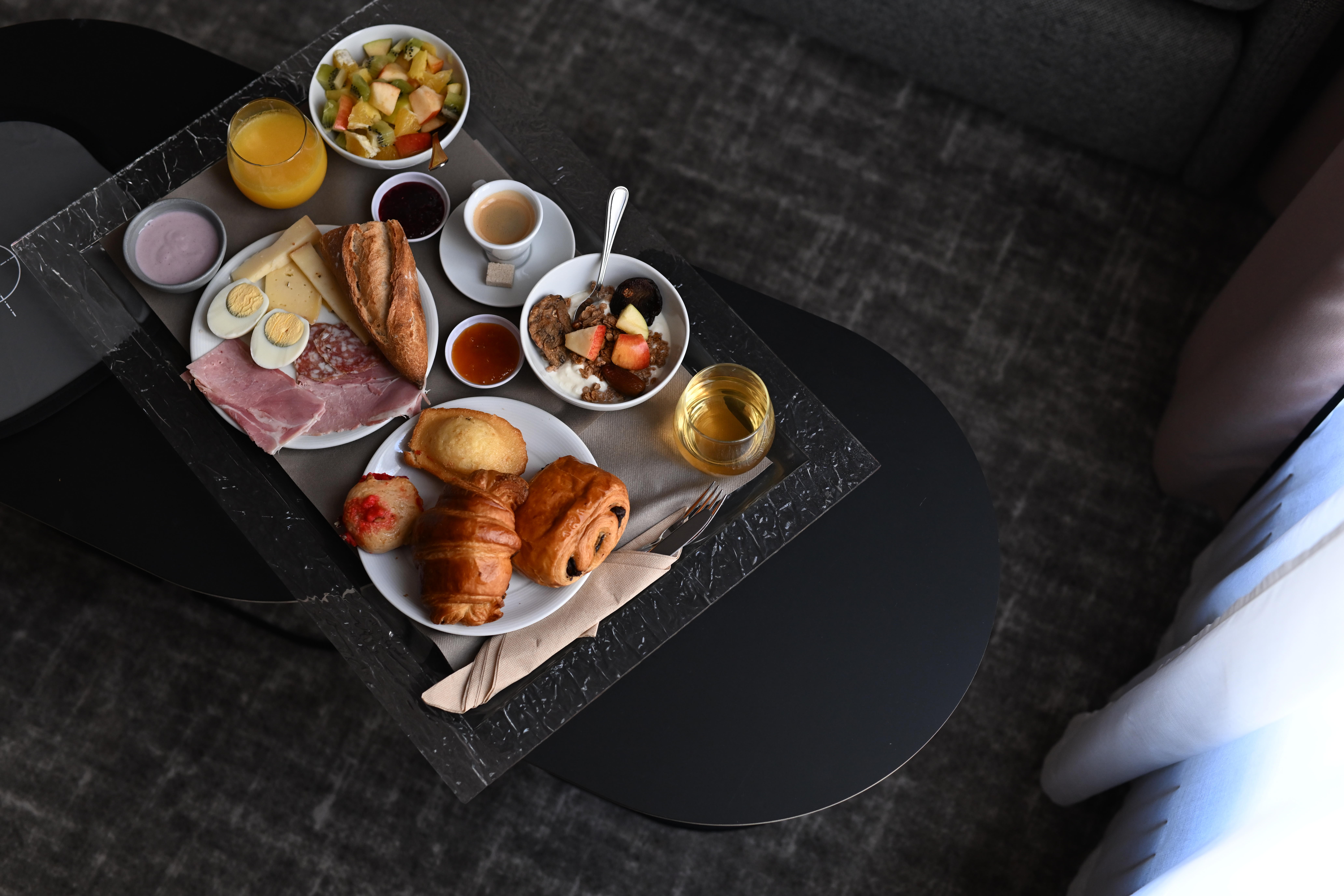 Petit-déjeuner de l'Hôtel des Artistes, labellisé 2 macarons Écotable