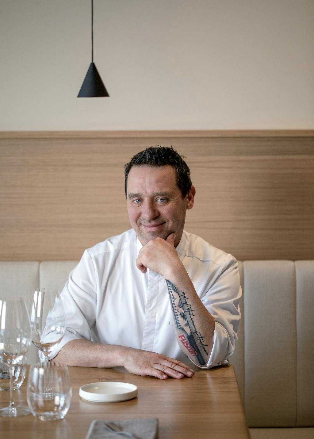 Chef Alexis Baudin du Restaurant Alexis Baudin, labellisé 3 macarons Écotable
