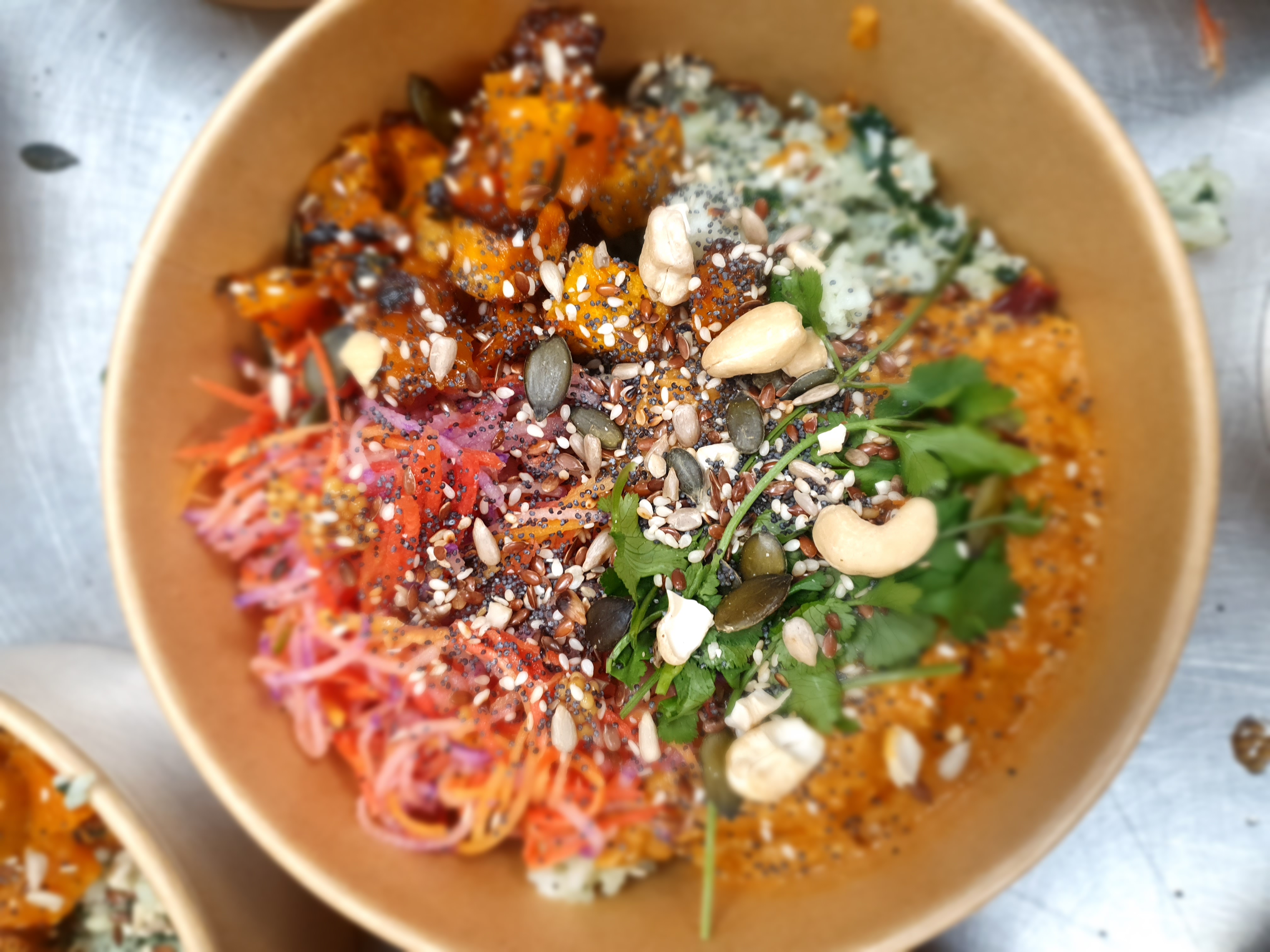 Bowl du traiteur végétarien Funky Mama, labellisé 3 macarons Écotable