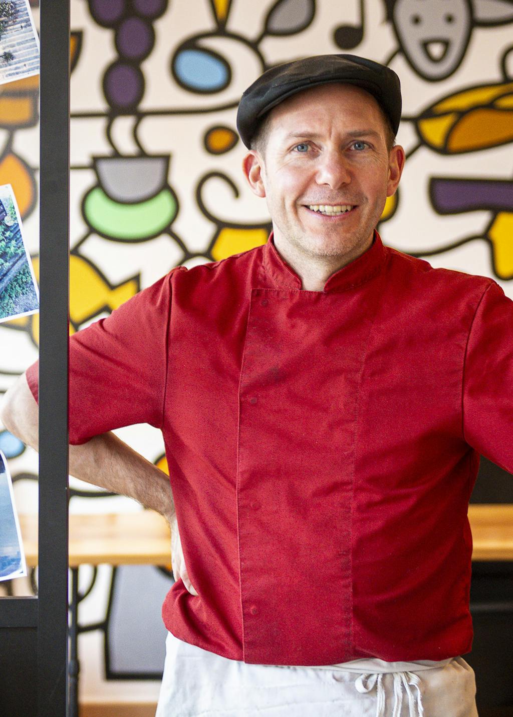 Chef du restaurant Au P'tit Resto, labellisé 2 macarons Écotable