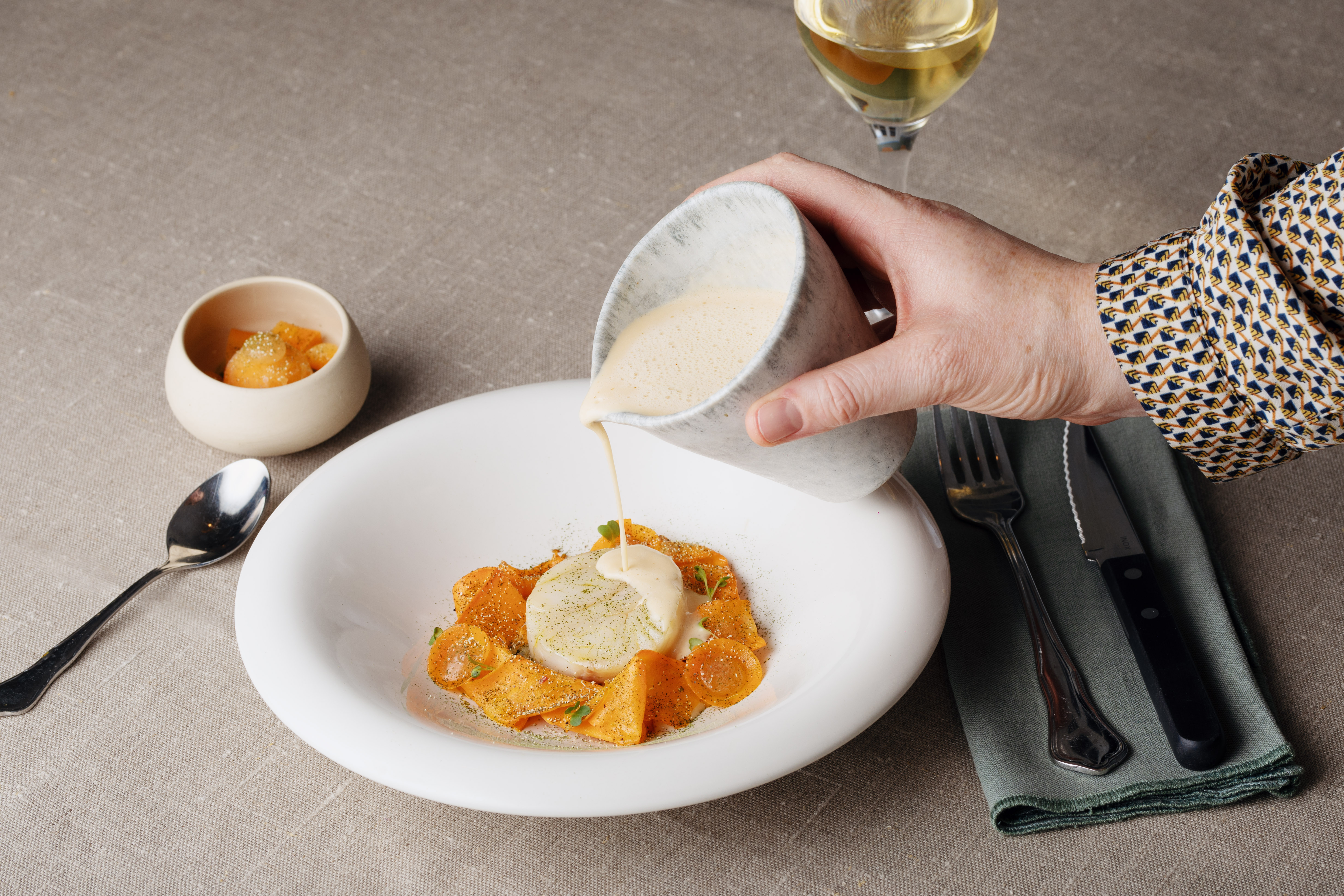 Plat du restaurant Magasin général, labellisé 3 macarons Écotable