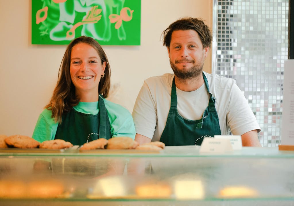 Équipe du traiteur Champs Libre, labellisé 2 macarons Écotable