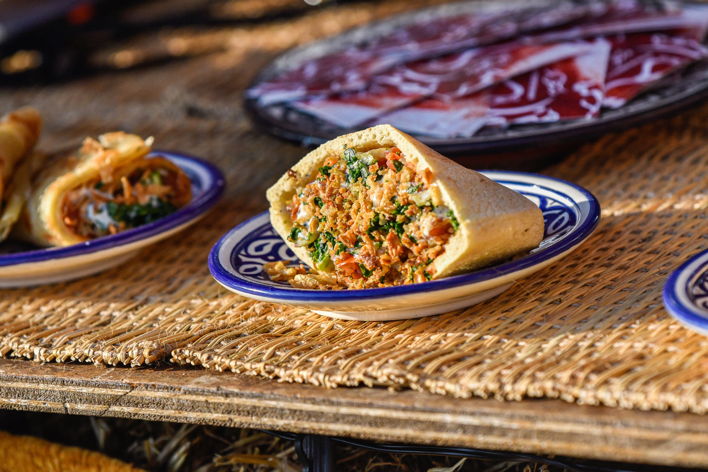 Sandwich marocain de la Cuisine de Souad, traiteur labellisé 3 Écotables