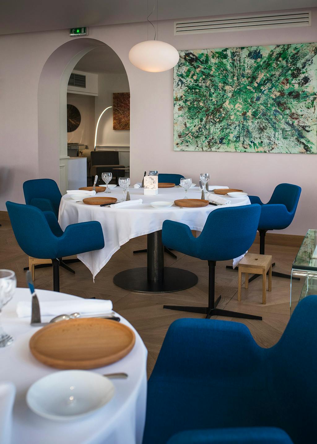Salle de Maison Doucet, restaurant écoresponsable 2 macarons Écotable