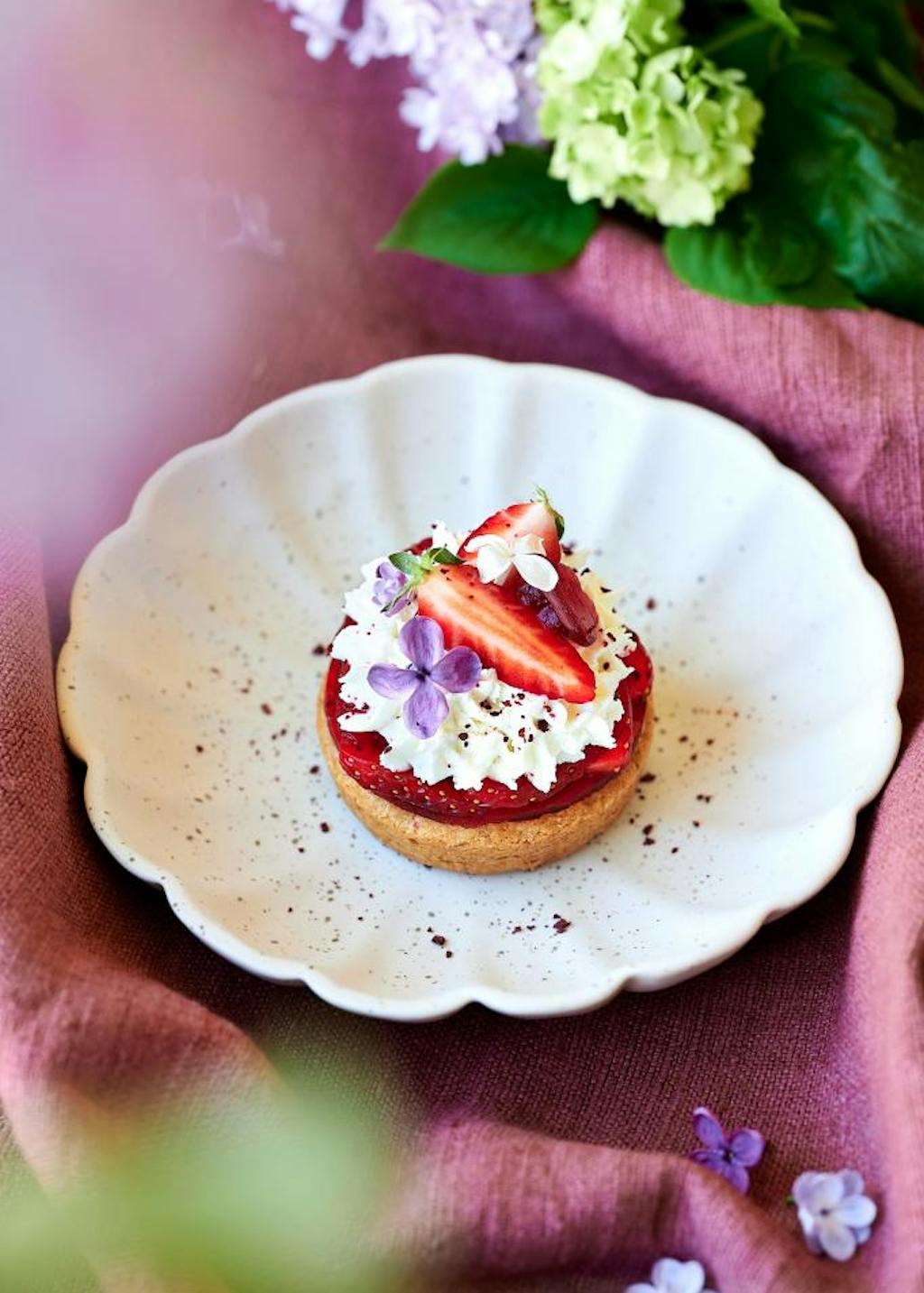 Tarte aux fraises de Ma Green Cantine, labellisée 3 Écotables