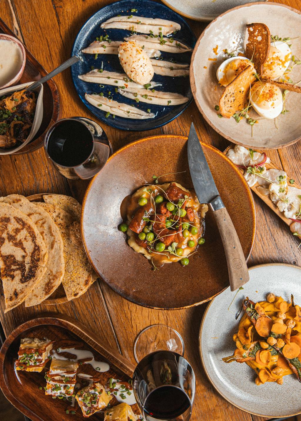 Assiettes du restaurant P'tit Deux, 2 Écotables