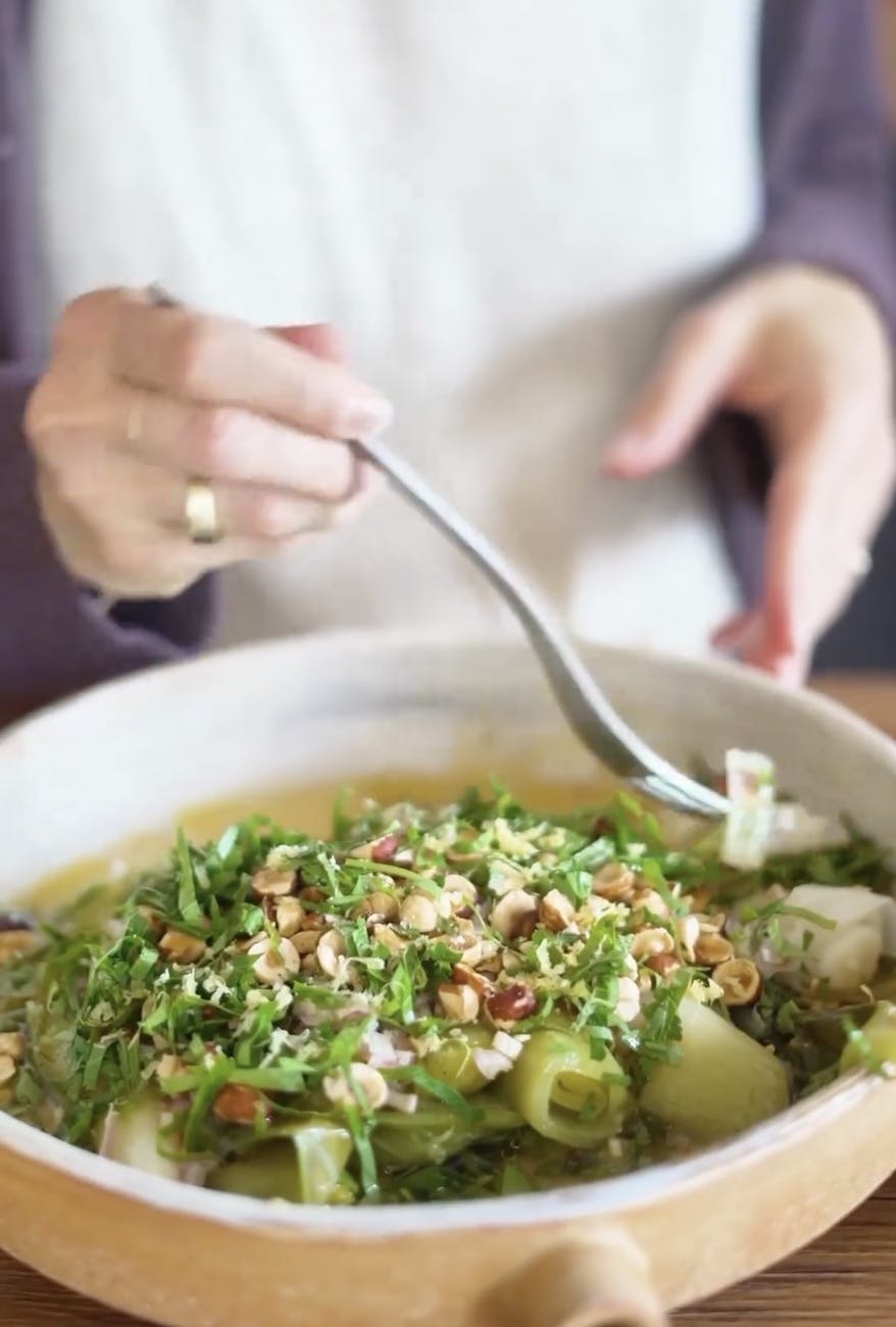 poireaux vinaigrette