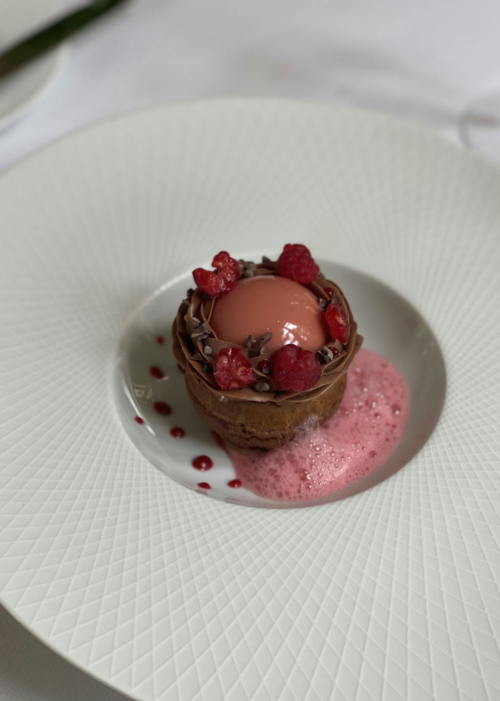 Dessert de Le Botaniste, labellisé 2 macarons Écotable