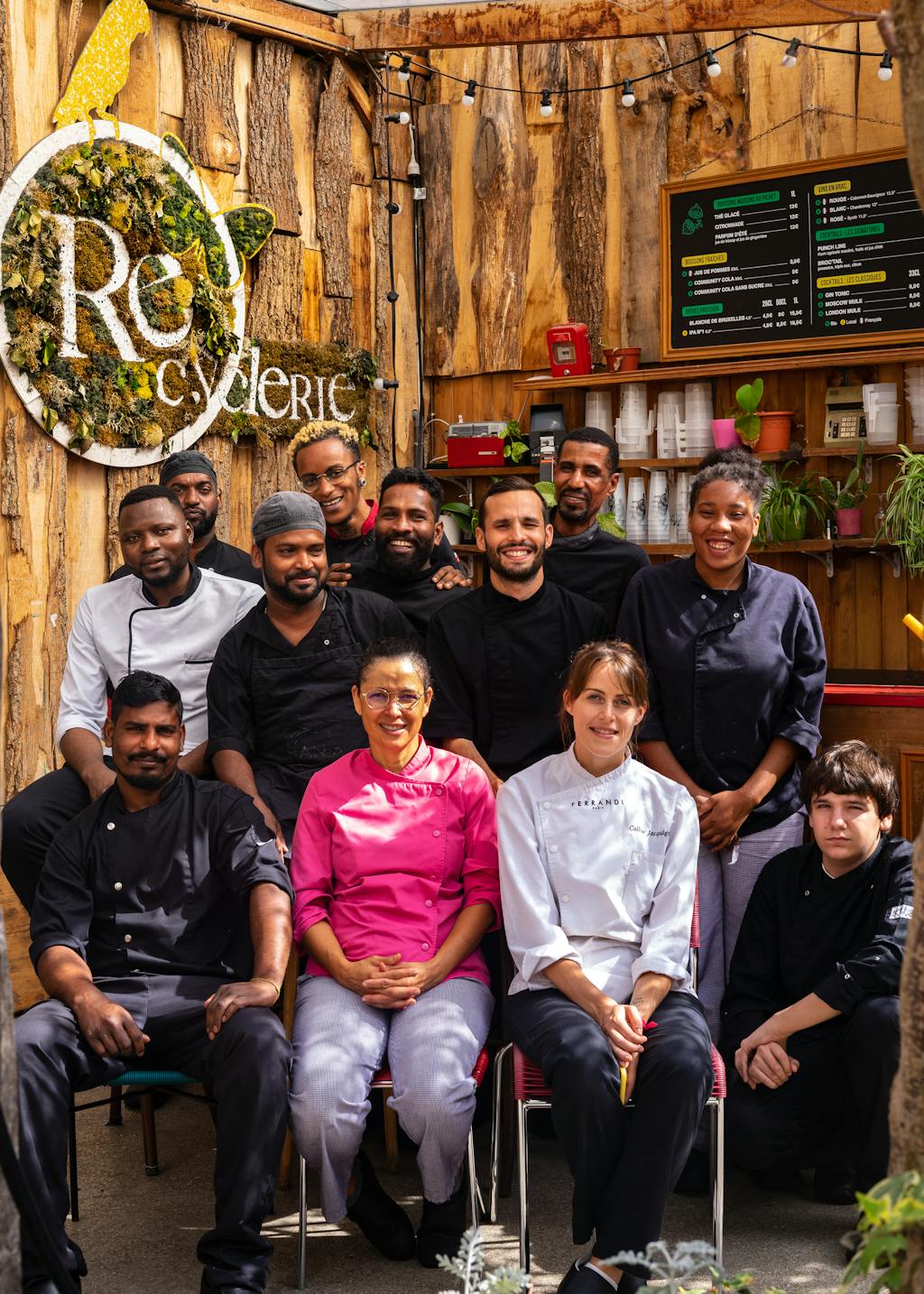 Équipe du restaurant La REcyclerie à Paris, 3 macarons Écotable