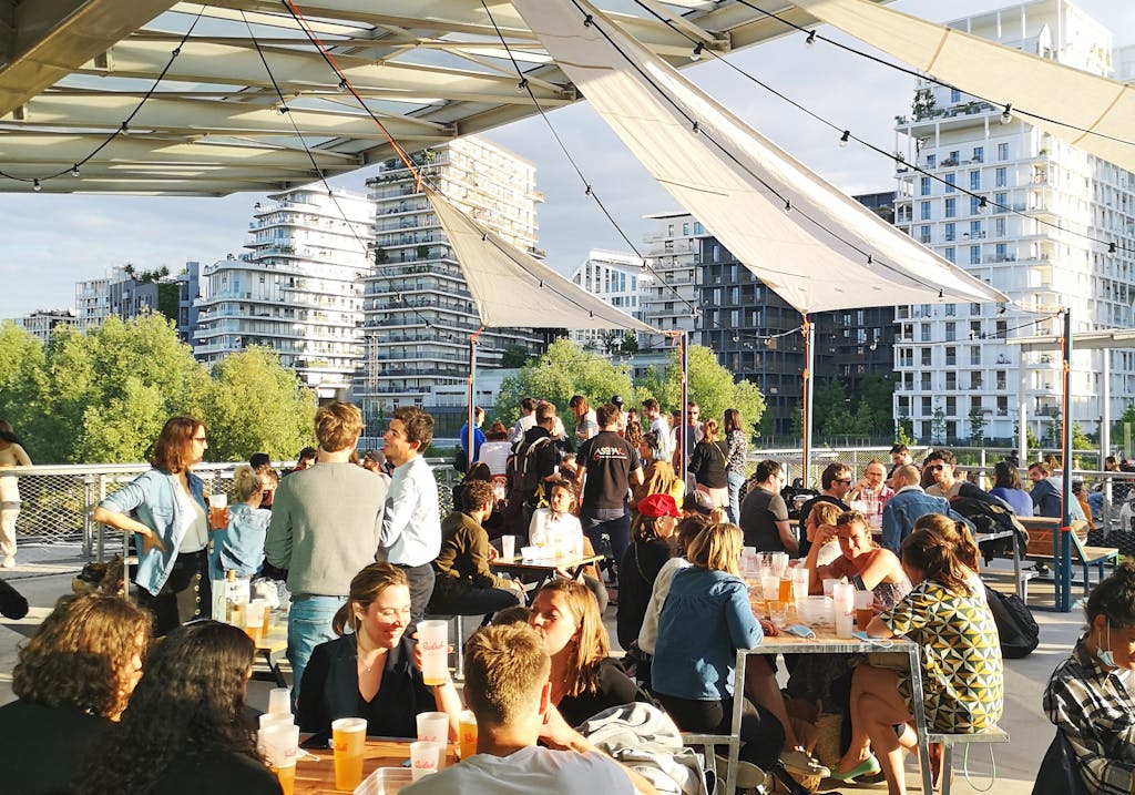 Terrasse éphémère HO du Food Court HOBA