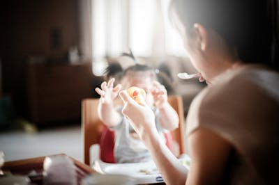 Repas maman bébé