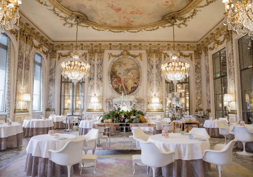 Salle du restaurant Le Meurice