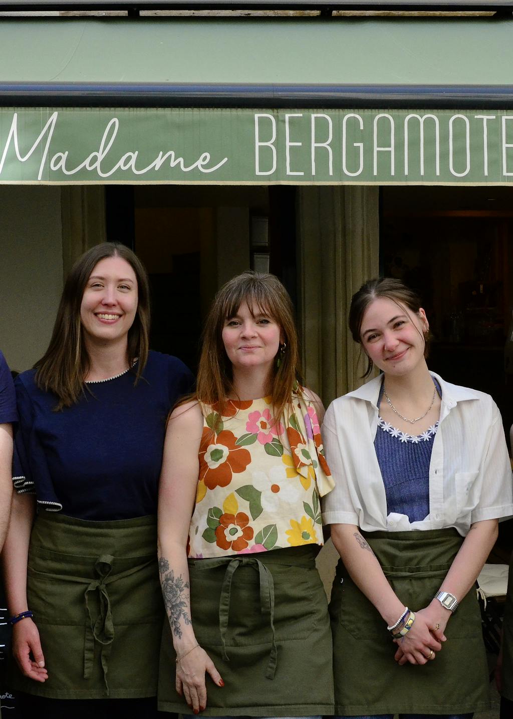 Équipe du restaurant Madame Bergamote, labellisé 2 macarons Écotable