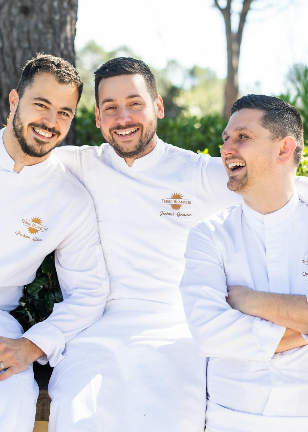 Équipe du restaurant La Faventia, labellisé 3 macarons Écotable