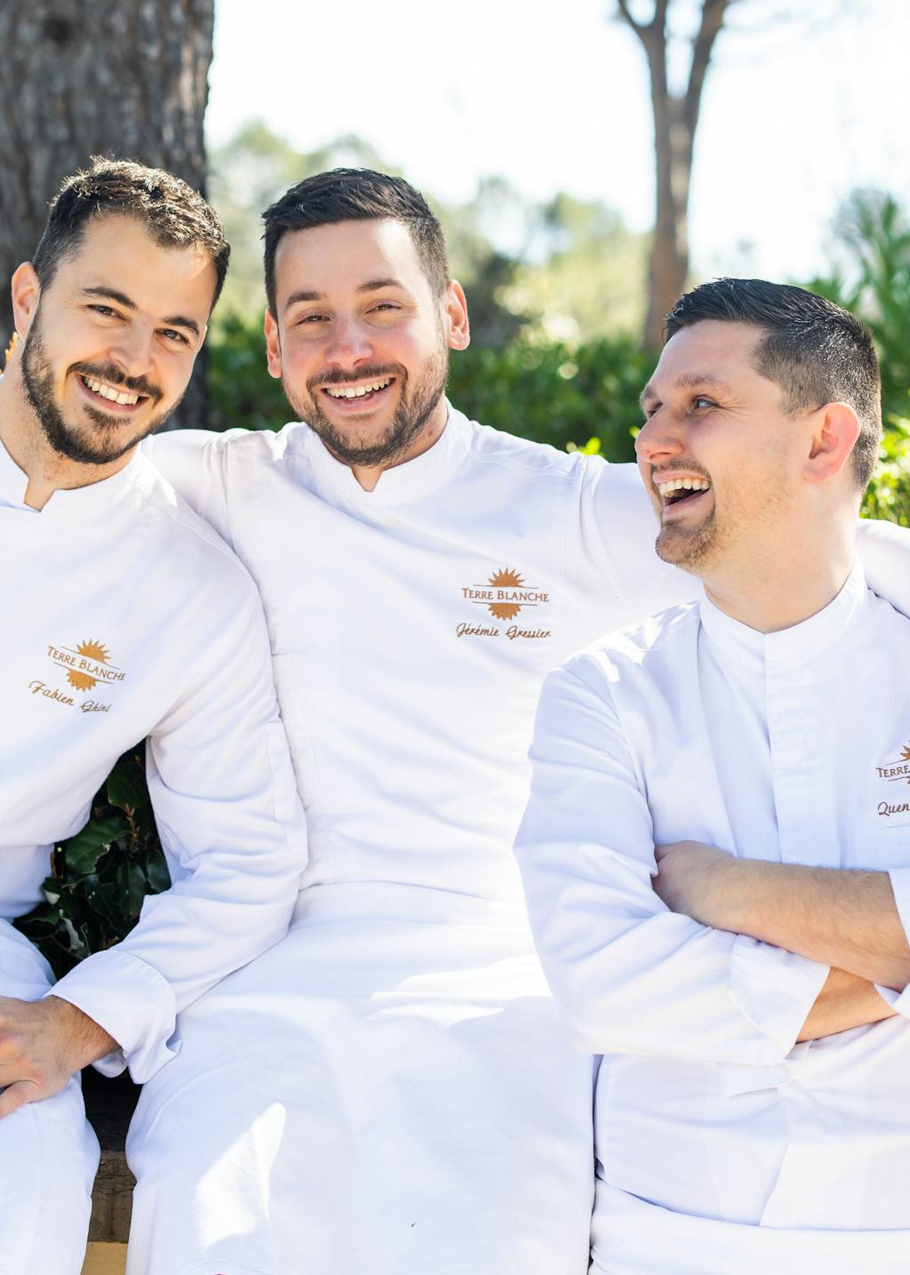 Équipe du restaurant La Faventia, labellisé 3 macarons Écotable