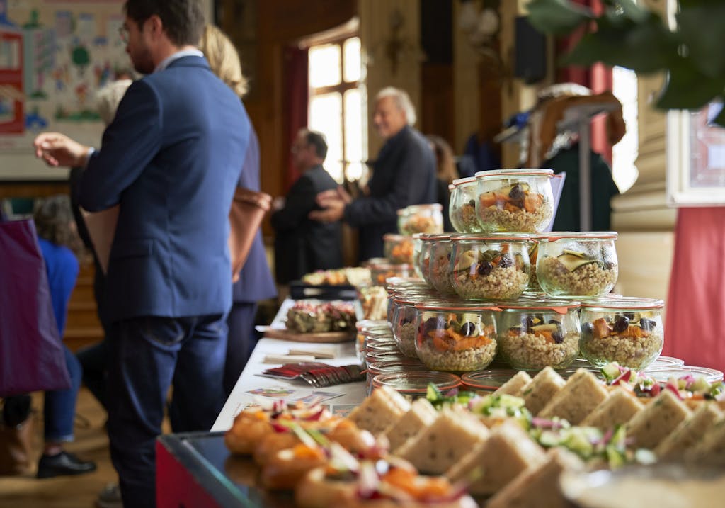 Table du Recho, traiteur 3 macarons Écotable